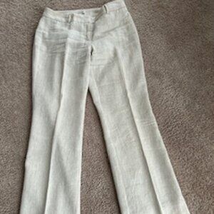 Women's Pants Brand: Madison 8P Off White Has Lining (Shell 100% Linen )